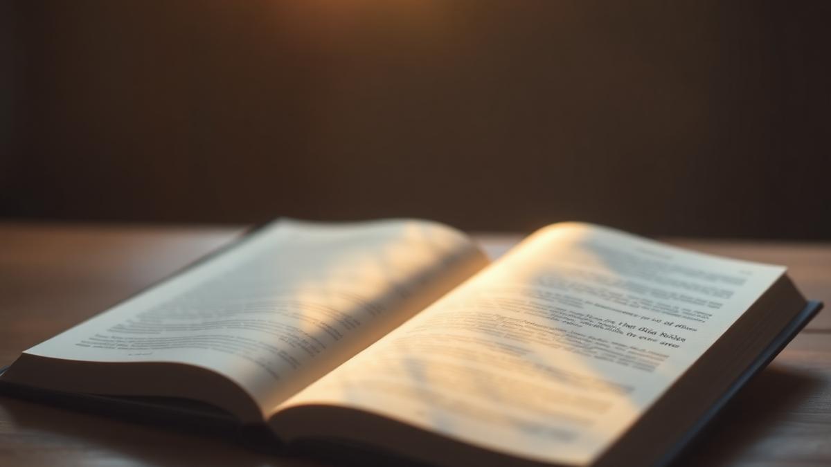 An open book lit by warm light, evoking the wisdom of David Bohm's writings